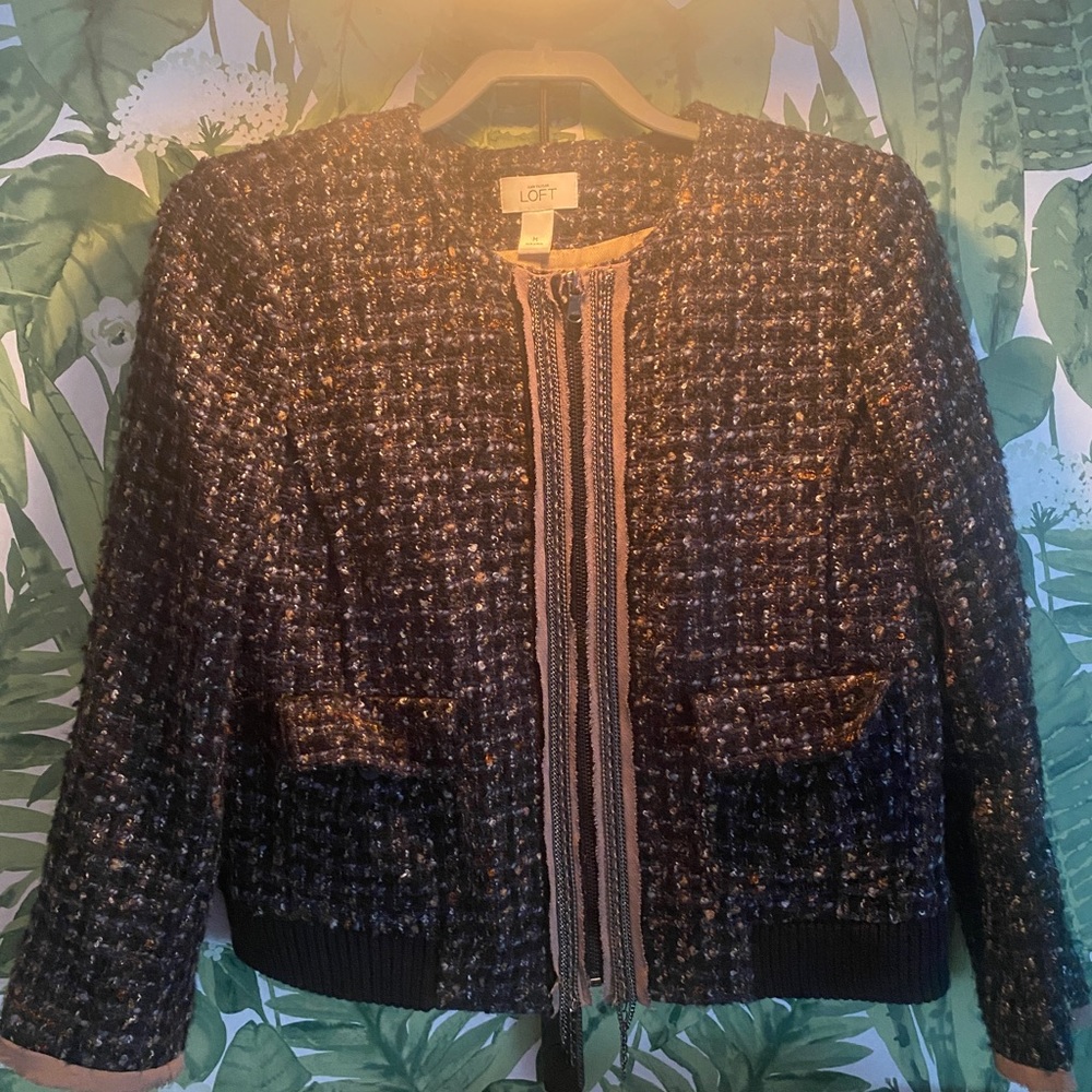 Loft Bomber detailed bomber jacket (super cute)